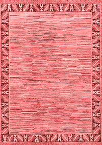 Abstract Red Modern Rug, abs3916red