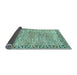 Sideview of Abstract Light Blue Modern Rug, abs3916lblu