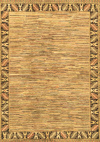 Abstract Brown Modern Rug, abs3916brn