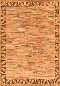 Abstract Orange Modern Rug, abs3916org