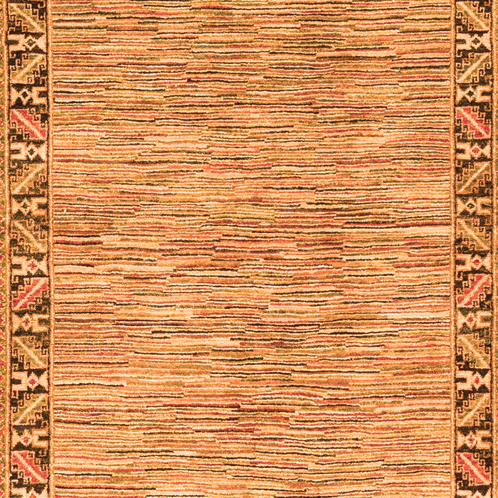 Abstract Orange Modern Rug, abs3916org