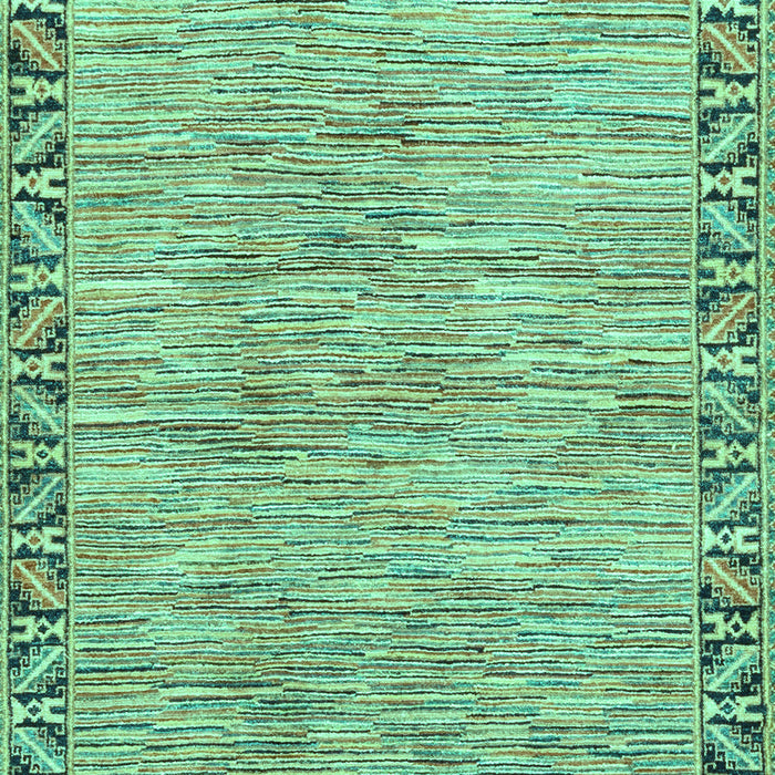 Machine Washable Abstract Turquoise Modern Area Rugs, wshabs3916turq