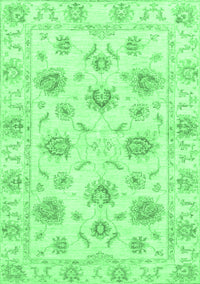 Oriental Emerald Green Traditional Rug, abs3917emgrn