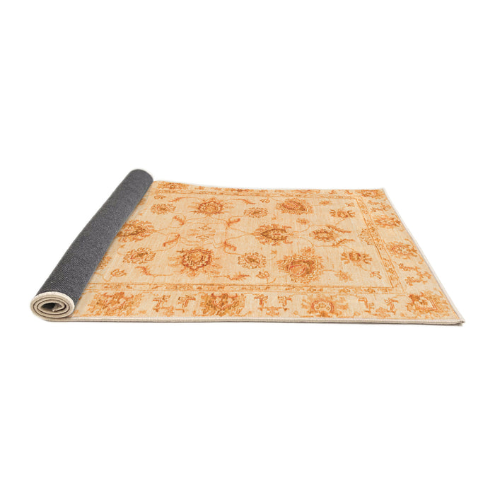 Sideview of Oriental Orange Traditional Rug, abs3917org
