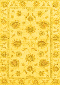 Oriental Yellow Traditional Rug, abs3917yw