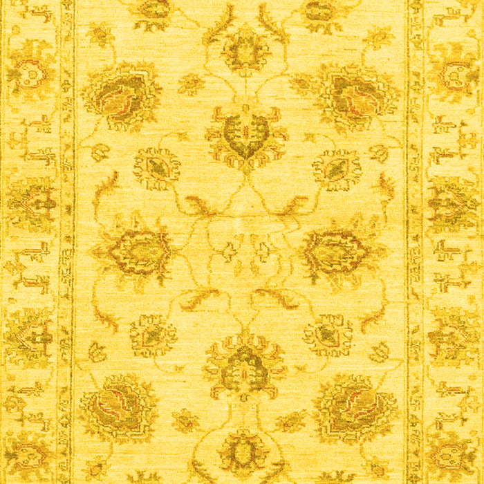 Oriental Yellow Traditional Rug, abs3917yw