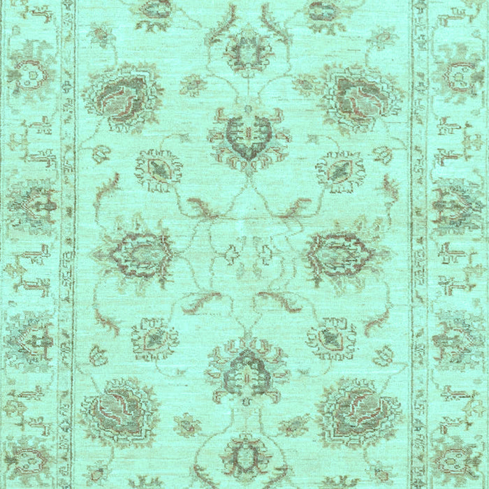 Machine Washable Oriental Light Blue Traditional Rug, wshabs3917lblu