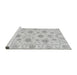 Sideview of Machine Washable Oriental Gray Traditional Rug, wshabs3917gry