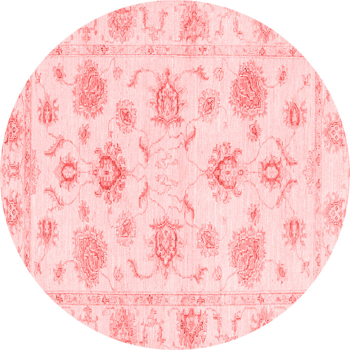 Machine Washable Oriental Red Traditional Rug, wshabs3918red