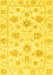 Oriental Yellow Traditional Rug, abs3918yw