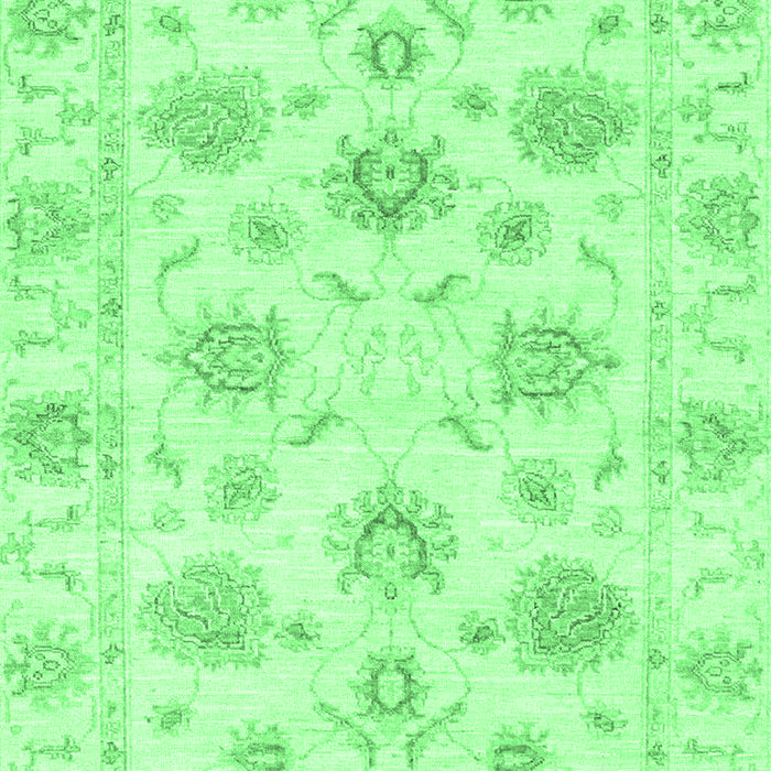Oriental Emerald Green Traditional Rug, abs3918emgrn