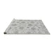 Sideview of Machine Washable Oriental Gray Traditional Rug, wshabs3918gry