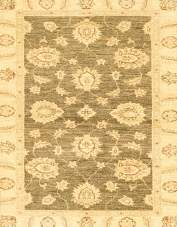 Abstract Yellow Oriental Rug, abs3919