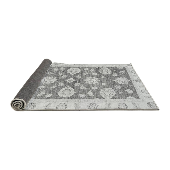 Sideview of Oriental Gray Traditional Rug, abs3919gry