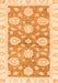 Machine Washable Oriental Orange Traditional Area Rugs, wshabs3919org