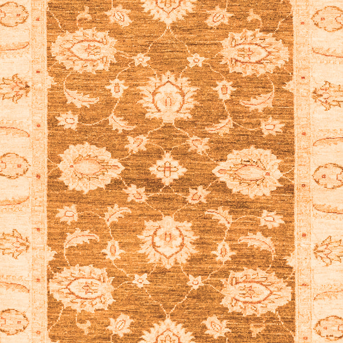 Machine Washable Oriental Orange Traditional Area Rugs, wshabs3919org