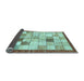 Sideview of Checkered Light Blue Modern Rug, abs391lblu