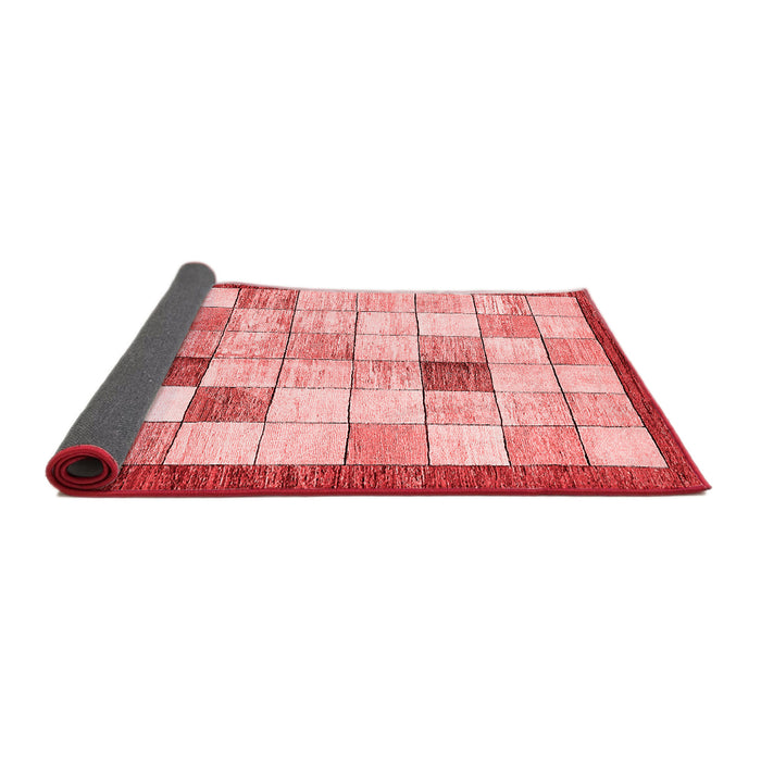 Checkered Red Modern Area Rugs