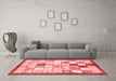 Modern Red Washable Rugs