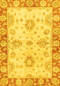 Oriental Yellow Traditional Rug, abs3920yw