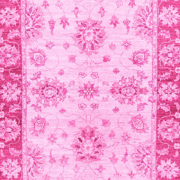 Machine Washable Oriental Pink Traditional Rug, wshabs3920pnk