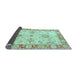 Sideview of Oriental Light Blue Traditional Rug, abs3920lblu