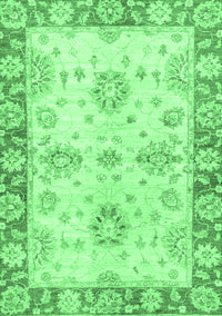 Oriental Emerald Green Traditional Rug, abs3920emgrn