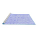 Sideview of Machine Washable Oriental Blue Traditional Rug, wshabs3921blu