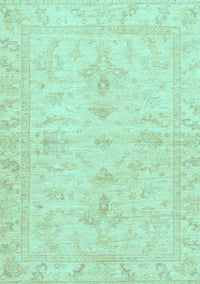 Oriental Light Blue Traditional Rug, abs3921lblu