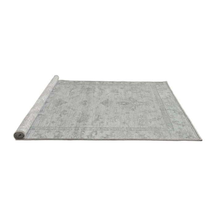 Sideview of Machine Washable Oriental Gray Traditional Rug, wshabs3921gry