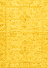 Oriental Yellow Traditional Rug, abs3921yw