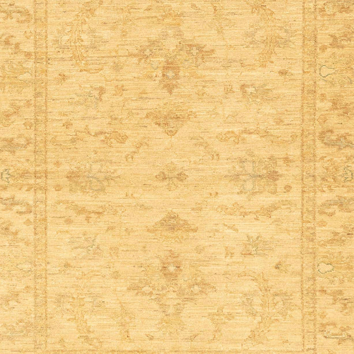 Machine Washable Abstract Yellow Rug, wshabs3921