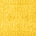 Square Oriental Yellow Traditional Rug, abs3921yw