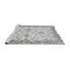 Sideview of Machine Washable Oriental Gray Traditional Rug, wshabs3922gry