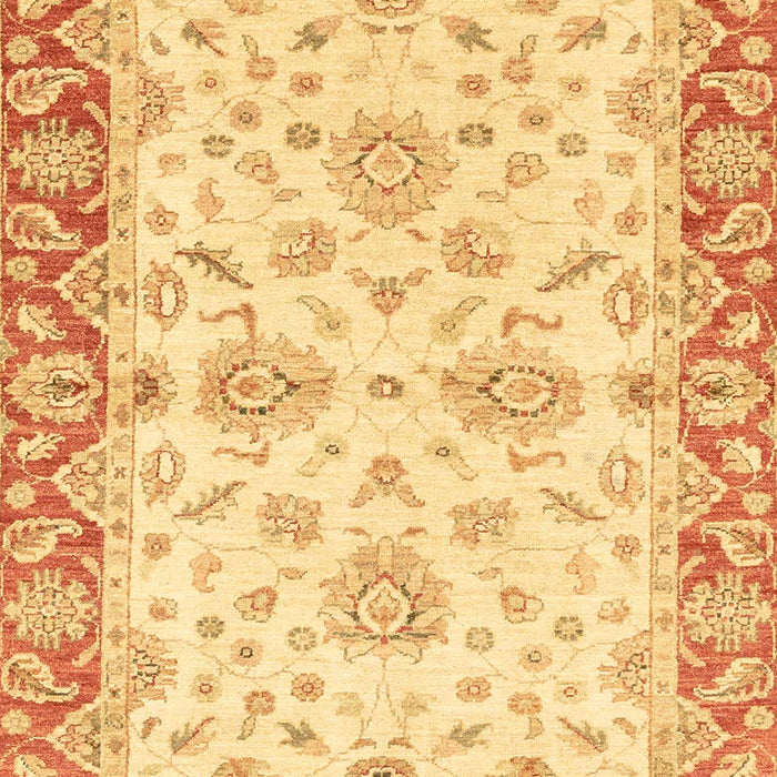 Machine Washable Abstract Chrome Gold Yellow Rug, wshabs3922