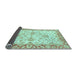 Sideview of Oriental Light Blue Traditional Rug, abs3922lblu