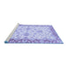 Sideview of Machine Washable Oriental Blue Traditional Rug, wshabs3922blu