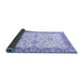 Sideview of Oriental Blue Traditional Rug, abs3922blu