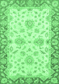 Oriental Emerald Green Traditional Rug, abs3922emgrn