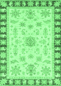 Oriental Emerald Green Traditional Rug, abs3923emgrn