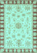 Machine Washable Oriental Light Blue Traditional Rug, wshabs3923lblu