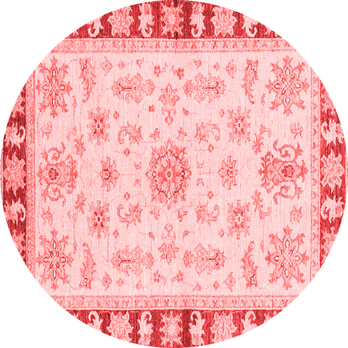 Machine Washable Oriental Red Traditional Rug, wshabs3923red