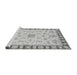 Sideview of Machine Washable Oriental Gray Traditional Rug, wshabs3923gry