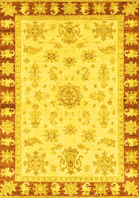 Oriental Yellow Traditional Rug, abs3923yw