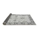 Sideview of Oriental Gray Traditional Rug, abs3924gry