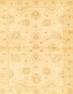 Abstract Chrome Gold Yellow Oriental Rug, abs3925