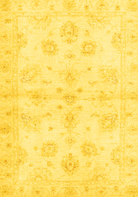 Oriental Yellow Traditional Rug, abs3925yw