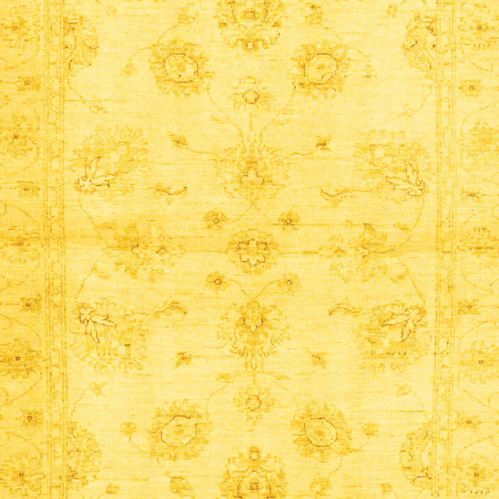 Oriental Yellow Traditional Rug, abs3925yw