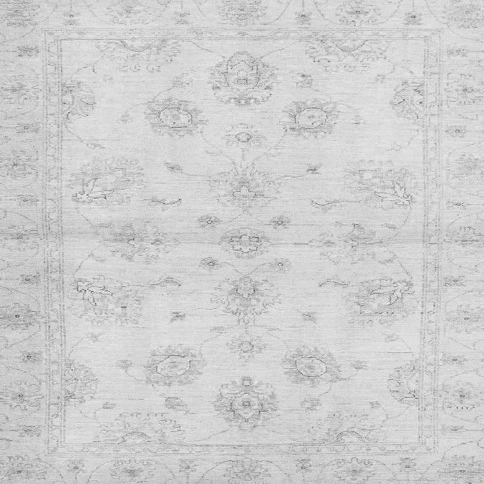 Square Oriental Gray Traditional Rug, abs3925gry