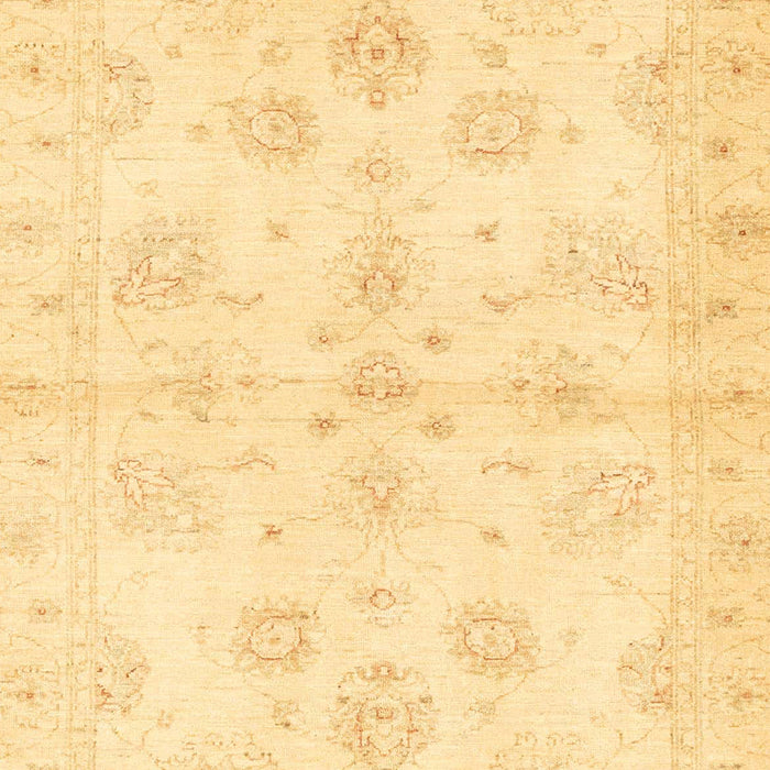 Machine Washable Abstract Chrome Gold Yellow Rug, wshabs3925